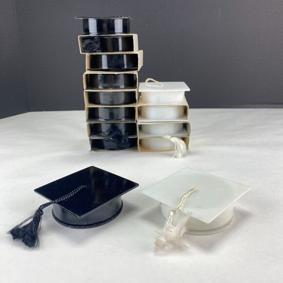 Vintage Graduation Cap with Tassel Jewelry Presentation Gift Box Lot of 14 - Picture 1 of 10